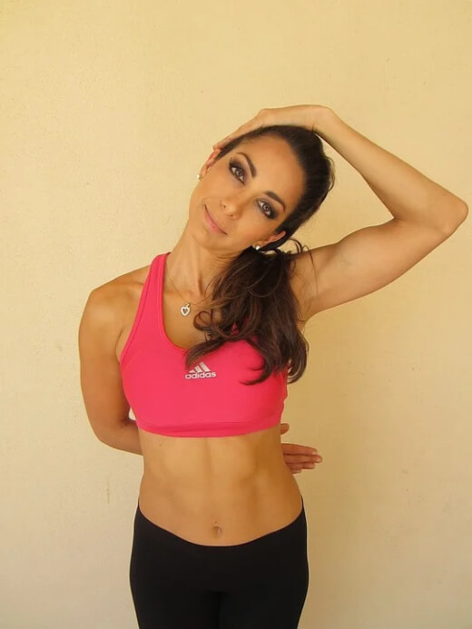 How to Correct Posture Exercises 7 Upper trapezius stretch. Sydney Sports and Exercise Physiology